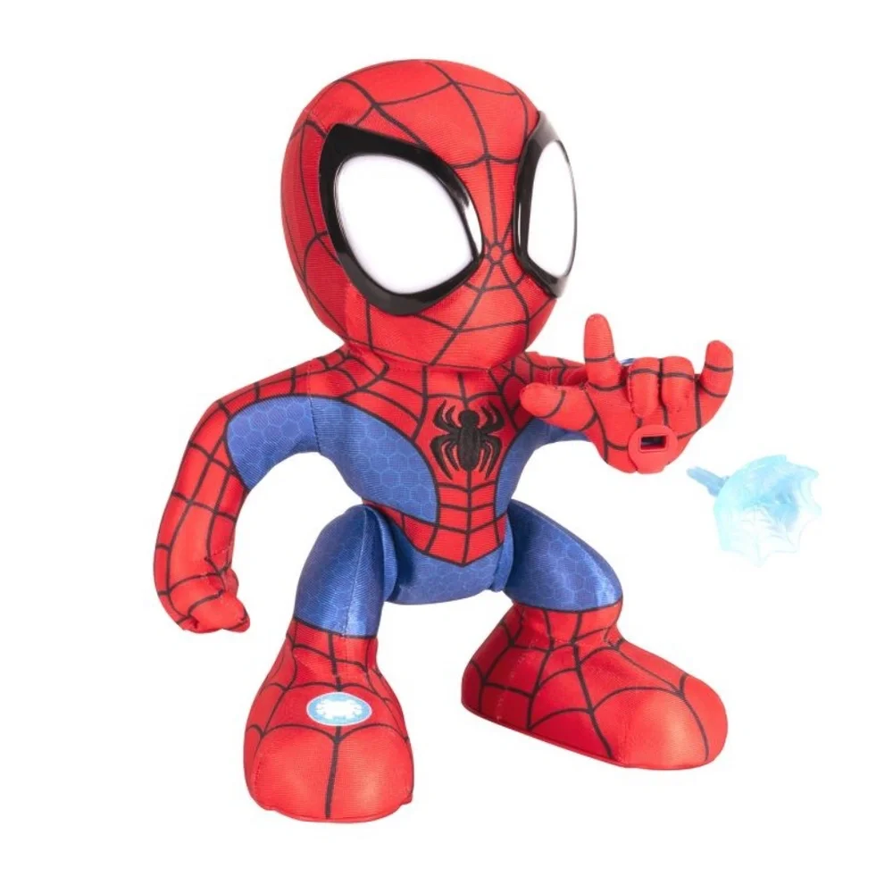 Spidey and His Amazing Friends Flip Spidey Stuffed Animal: Polyester Figure Toy